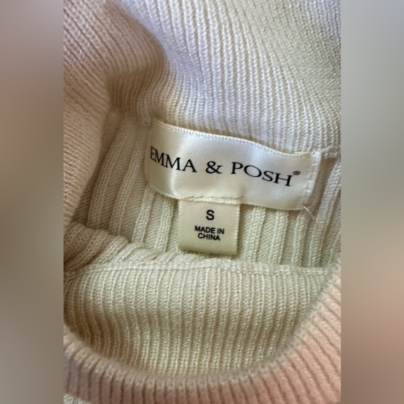 ❤️Emma & Posh beige Sweater Dress☆ - Picture 3 of 6